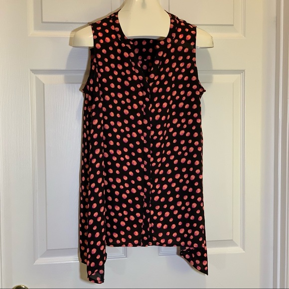 Apt. 9 Black and Orange Sleeveless Top Size 0X - Picture 1 of 8